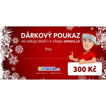 Dárkový potravinový koš Dárkový poukaz EMERX v hodnotě 300 Kč
