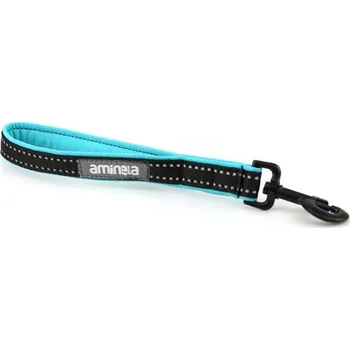 Vodítko pro psa Aminela Sport & City Aminela ručka Sport & City 25mm/30cm, tyrkysová