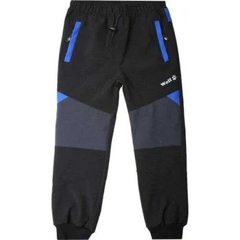 Chlapecké kalhoty CHLAPECKÉ SOFTSHELLOVÉ KALHOTY WOLF B2483, velikost 92 - 110 Barva: Černá, Velikost: 92