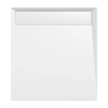 Sprchová vanička ARENA sprchová vanička z litého mramoru se záklopem, čtverec 90x90x4cm, bílá