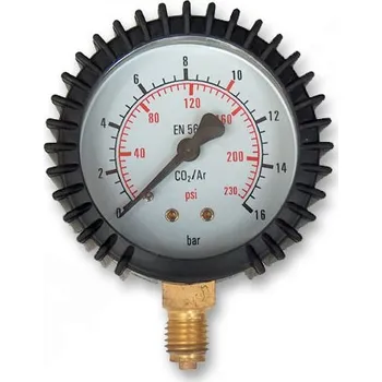 Příslušenství ke svářečce Manometer (tlakoměr) Ar/CO2 16 Bar, TURBO G1/4"