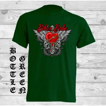 detske-levne-bavlnene-chopper-tricko-potisk-biker-srdce Barva: Bottle green - lahvově zelená, velikost: 152