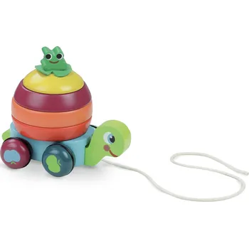 Dřevěná hračka Vilac Tahací želva 2v1