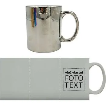 Metalický hrnek s vlastním potiskem 320 ml