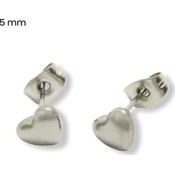 Náušnice Zlatnictví Helios Náušnice srdce Ch.ocel