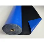 Plachtovina PE, v metráži šíře 2m, cena za bm, 200g/1m² , Modrá-Černá