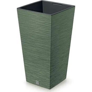 Květináč Květináč FURU SQUARE, 39,5cm, zemitě zelený