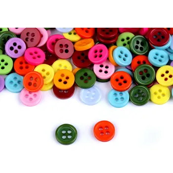 Knoflík Knoflík barevný mix mini velikost 14"