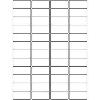 Speciální papír Etikety PRINT 45,7x21,2 mm bílé lesklé 170 g/m2 (50xA4)