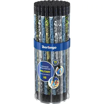Grafitová tužka Berlingo BERLINGO tužka MILITARY /72/ ,balení 72 ks 296196