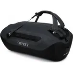 OSPREY TRANSPORTER WP DUFFEL 100 tunnel vision grey Černá taška cestovní + DÁREK DLE VÝBĚRU!