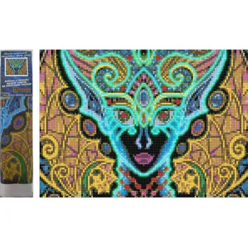 Diamantové malování Norimpex Svítící diamantové malování Dáma 30x40cm