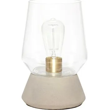 Lampička Betonová stolní lampa Glassy