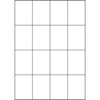 Samolepící etiketa Etikety PRINT 52,5x74,2 mm (100xA4) - průsvitný papír