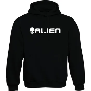 Pánská mikina Mikina s kapucí Grey ALIEN - černá