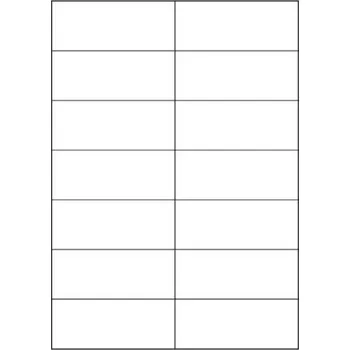 Samolepící etiketa Etikety PRINT 105x42,3 mm bílé (100xA4)