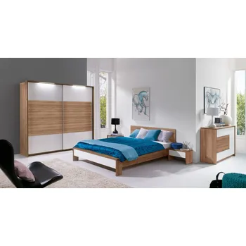 Noční stolek Noční stolek LATIKA , barevné varianty bílá / dub riviera