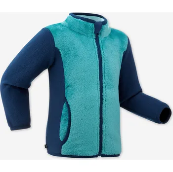 Pánská mikina WEDZE Dětská fleecová mikina pro nejmenší Midwarm modrá 12 MĚSÍCŮ MODRÁ