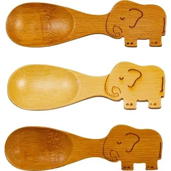 Příbor Sass & Belle Set bambusových lžiček slon SET/3ks
