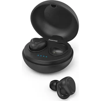 Sluchátka Hama Bluetooth špuntová sluchátka LiberoBuds, bezdrátová, nabíjecí pouzdro, černá
