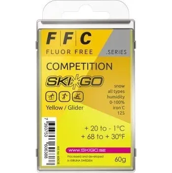 Lyžařský vosk SKIGO FFC GLIDER Yellow 60 g