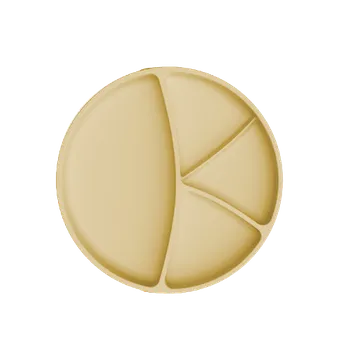 Talíř Everyday Baby silikonový talíř s přísavkou, Soft Yellow