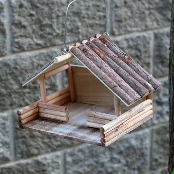 Krmítko pro ptáka Dřevěné ptačí krmítko 24x37x34cm