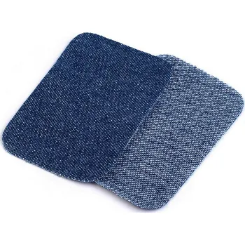 Galanterie Nažehlovací záplaty riflové 7,6x4,9 cm