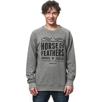 Pánská mikina horsefeathers Pánská mikina chris sweatshirt (heather gray)