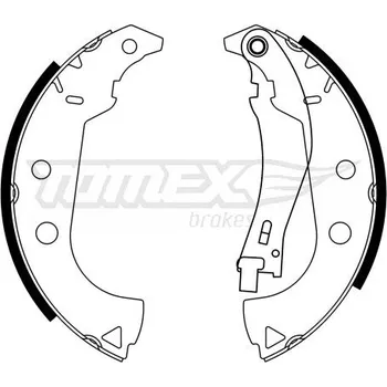 Brzdová čelist Sada brzdových čelistí TOMEX Brakes 23-15