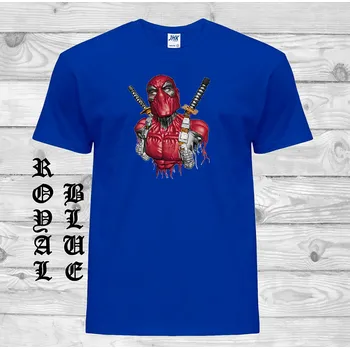 Chlapecké tričko detske-levne-bavlnene-tricko-potisk-ninja Barva: Royal blue - královsky modrá, velikost: 128