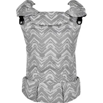 MoniLu UNI nosítko - Boho Light Grey + slintáčky - Standard - batohové popruhy