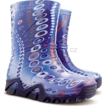 Chlapecká obuv Demar Stormic PRINT D (bublinky) - Dětské gumáky 34 - 35