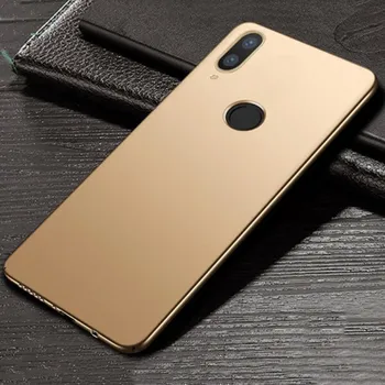 Pouzdro na mobilní telefon Ochranný plastový kryt pro Xiaomi Redmi Note 7 - zlatý