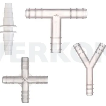 Hadicová spojka Spojka hadicová, PP, Provedení: Y, Pro hadice o průměru [mm]: 6