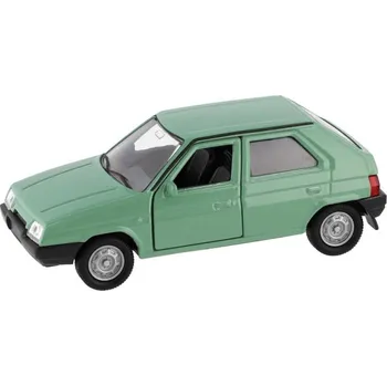 autíčko Kovový model 1:34 Škoda Favorit volný chod, zelená