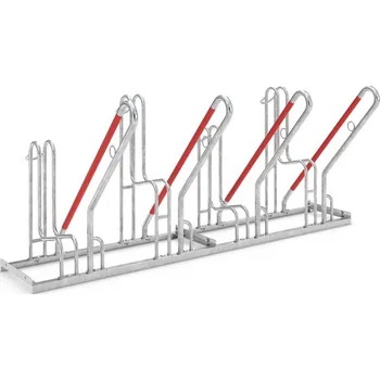 stojan na kolo Opěrný stojan na jízdní kola 4504 XBF, horská kola a elektrokola, š 2000 mm, volně stojící, 4x místo