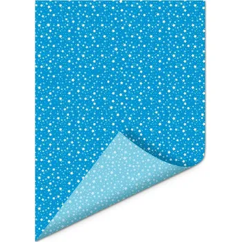 Kancelářský papír Papír A4, hvězdičky tm.modrý/ledově modrý, oboustranný, 80 g