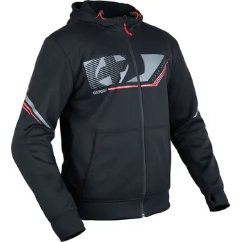 Moto bunda Mikina SUPER HOODIE 2.0 SPORTS, OXFORD (černá) (Velikost: 4XL)