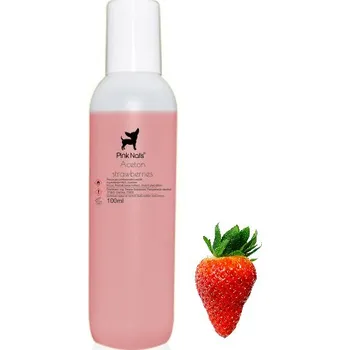 Aceton s vůní jahod 100ml (odstraňovač gellaku)