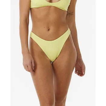 Dámská móda Plavky Rip Curl PREMIUM SURF HI LEG SKIMPY Bright Yellow velikost S