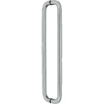 Madlo do koupelny Madlo EUROLATON pro skleněné a dřevěné dveře - 81 (nerez), 630 x 600 x 80 (jednostr.)