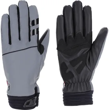 Cyklistické rukavice Zimní cyklistické rukavice BBB BWG-31 ColdShield Reflective šedá-černá Velikost: L