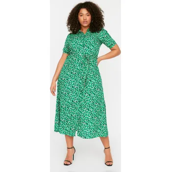 Dámské šaty Dámské šaty Trendyol Basic Trendyol šedá | tyrkysová | zelená 1856657