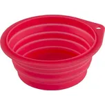 Cestovní miska pro psy silikonová varianta 500 ml, růžová