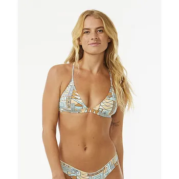 Dámské plavky Plavky Rip Curl BLOCK PARTY X BACK TRI Blue velikost L