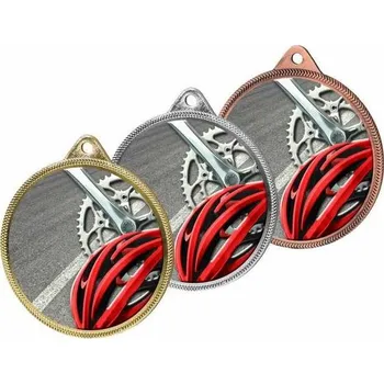 Poháry Bauer Kovová medaile MDL001M52 | Cyklistika