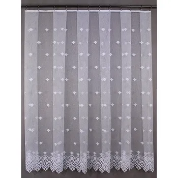 Záclona Vitrážková metrážová záclona Barbora, výška: 80cm