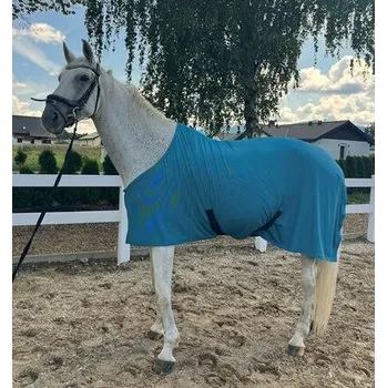 Vybavení pro koně Deka letní úplet KENTAUR, modrá velikost 135 cm