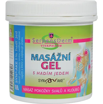 Masážní přípravek Vivaco MASÁŽNÍ GEL S HADÍM JEDEM